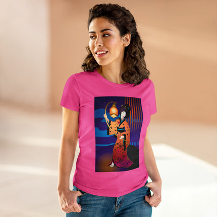The Enchanting Geisha Women's Midweight Cotton Tee