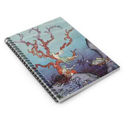 Beautiful Shells by Virginia Frances Sterrett Spiral Notebook - Ruled Line