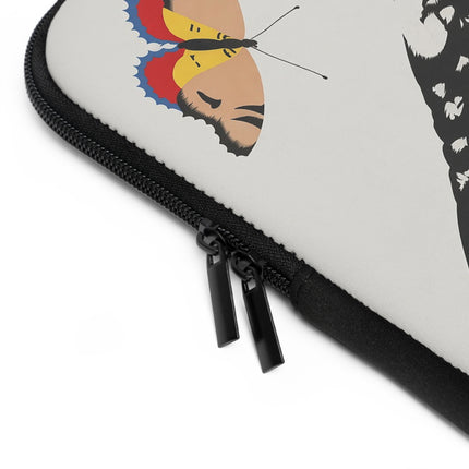 🐦🌷 Woodpecker & Tulip Laptop Sleeve – Vibrant Energy & Cheerful Charm