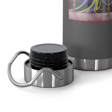 Smoke and Secrets: A Glamorous Encounter in Prohibition Era Copper Vacuum Insulated Bottle, 22oz