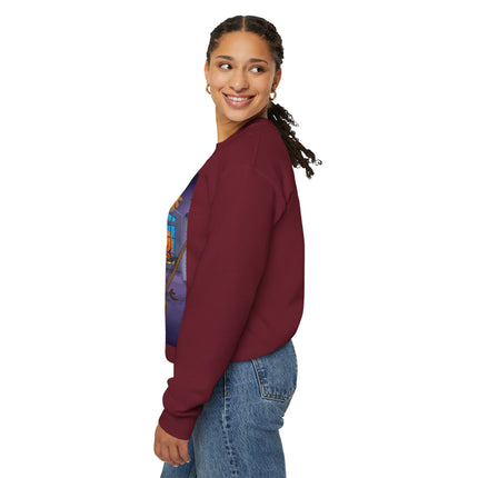 Whimsical Halloween Mischief Unisex Heavy Blend™ Crewneck Sweatshirt