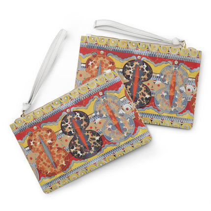 Reproduction of the Shield Frieze by Emile Gilliéron Clutch Bag