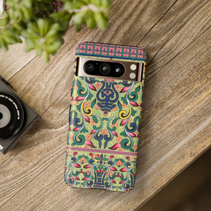 Colorful Flower Pattern by Owen Jones Phone Cases