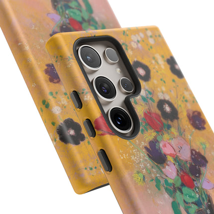 Vase of Flowers by Odilon Redon Phone Cases