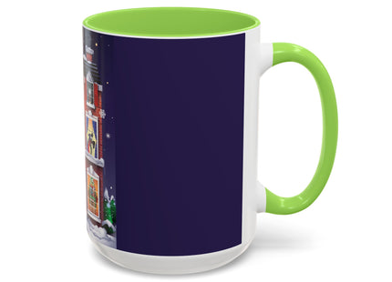 A Christmas Eve Celebration Colorful Mugs (11oz, 15oz)