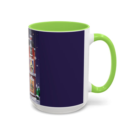 A Christmas Eve Celebration Colorful Mugs (11oz, 15oz)