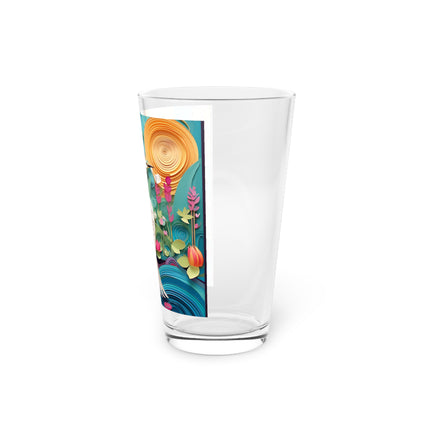 Elegant Egret Oasis Glass, 16oz