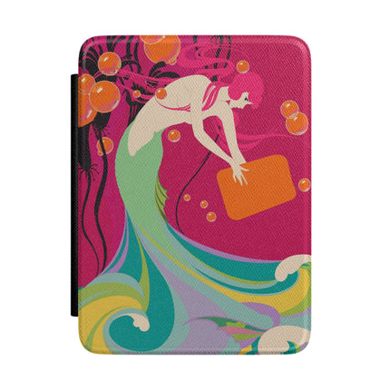 Mermaid Dive Kindle Case – Vibrant Waves & Playful Charm