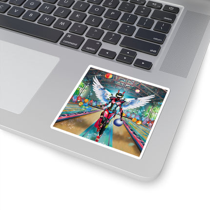 Samurai Robot Angels Kiss-Cut Stickers (4 Sizes)