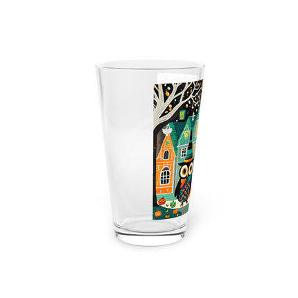 Night of the Trick-or-Treating Owlets Glass, 16oz