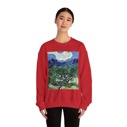 Olive Trees by Vincent Van Gogh Unisex Heavy Blend™ Crewneck Sweatshirt