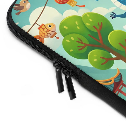 Rolling Along Together Laptop Sleeve – Friendship, Fun & Playful Adventure
