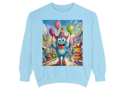 Monster Parade Madness Unisex Garment-Dyed Sweatshirt