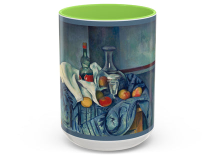 The Peppermint Bottle by Paul Cézanne Colorful Mugs (11oz, 15oz)