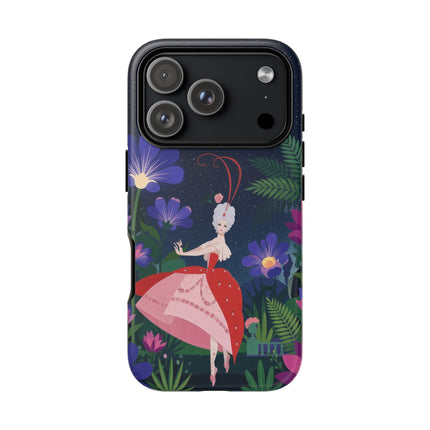🌺✨ The Lady Of The Starlit Enchanted Garden Phone Case – Art Deco Floral Fantasy