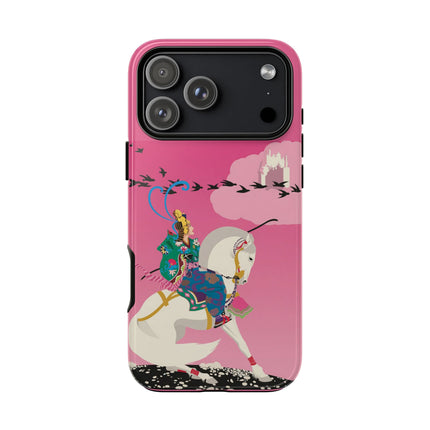 Samurai Princess on the White Steed Phone Case – Epic Grace & Mythic Power