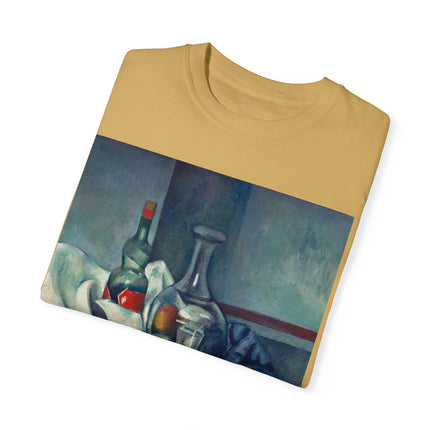 The Peppermint Bottle by Paul Cézanne Unisex Garment-Dyed T-shirt