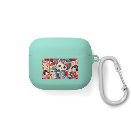 Geisha Kitten's Enchanted Carousel Ride AirPods and AirPods Pro Case