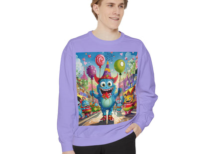 Monster Parade Madness Unisex Garment-Dyed Sweatshirt