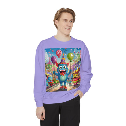 Monster Parade Madness Unisex Garment-Dyed Sweatshirt