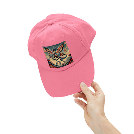 Dragon Fairy of the Temple Unisex Distressed Cap