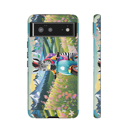Stripes on Wheels Phone Cases