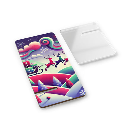 Festive Reindeer Flight Mobile Display Stand for Smartphones