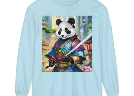 Cyberpunk Samurai Garment-dyed Long Sleeve T-Shirt