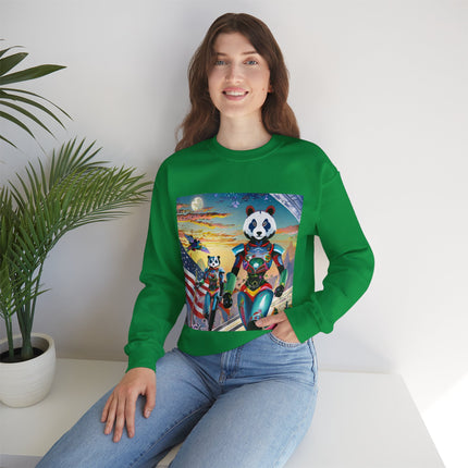 Cyber Punk Robots Unisex Heavy Blend™ Crewneck Sweatshirt