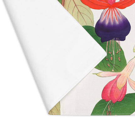 Fuchsia Flower Placemat – Vibrant Fuchsia & Japanese Woodblock Elegance
