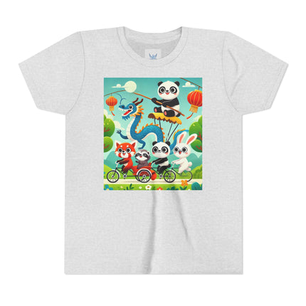Rolling Along Together Youth Short Sleeve Tee