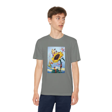 Sunflower Fairies by Margaret Tarrant Youth Competitor Tee – Golden Garden Magic & Storybook Wonder