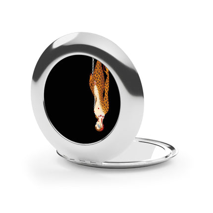 Leopard Queen Compact Mirror – Wild Glamour & Art Deco Elegance