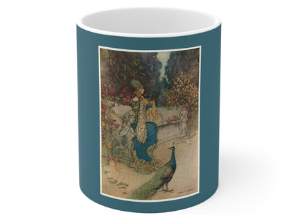Preziosa in the Garden by Warwick Goble Ceramic Mug 11oz