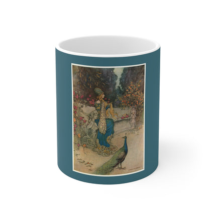 Preziosa in the Garden by Warwick Goble Ceramic Mug 11oz
