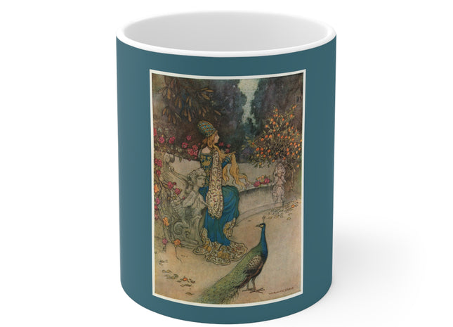 Preziosa in the Garden by Warwick Goble Ceramic Mug 11oz