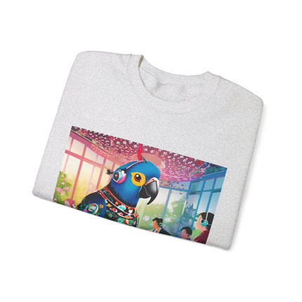 Parrot DJ Unisex Heavy Blend™ Crewneck Sweatshirt
