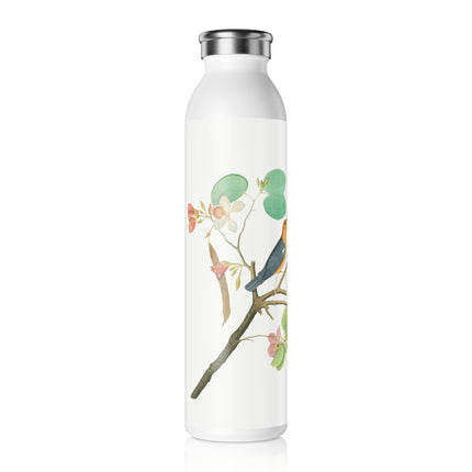 Orange-Headed Ground Thrush by Shaikh Zain al–Din Slim Water Bottle