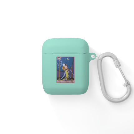 Smoke and Secrets: A Glamorous Encounter in Prohibition Era AirPods Case