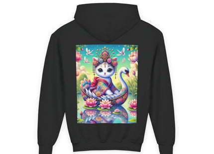 Geisha Kitten’s River Voyage Youth Heavy Blend Hooded Sweatshirt