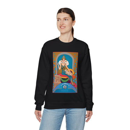 April & Diamond (from the Gem Series) by Sofia Chiostri Heavy Blend™ Crewneck Sweatshirt