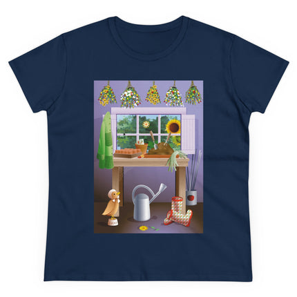 A Gardener's Haven Women's Midweight Cotton Tee
