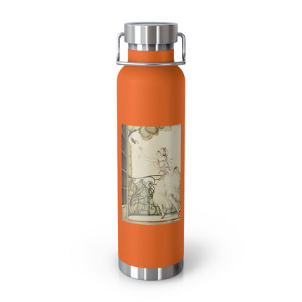 Sur talons rouges (On Red Heels) pl 02 by Gerda Wegener Copper Vacuum Insulated Bottle, 22oz