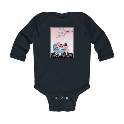 Whispers of Wonder Long Sleeve Baby Bodysuit – Fairy Garden Dreams & Cozy Comfort