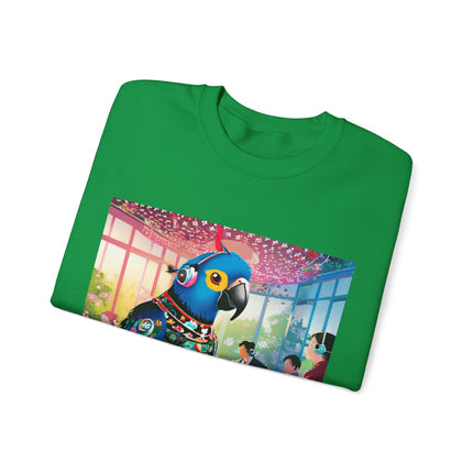 Parrot DJ Unisex Heavy Blend™ Crewneck Sweatshirt