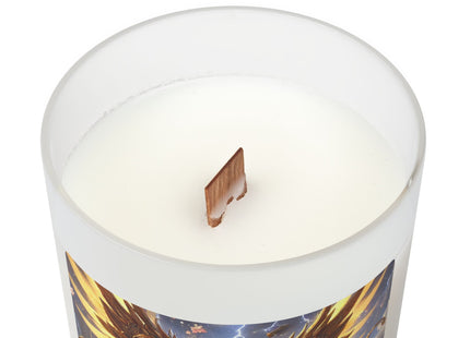 Valkyrie Descending Through Storm Frosted Glass Candle, 11oz