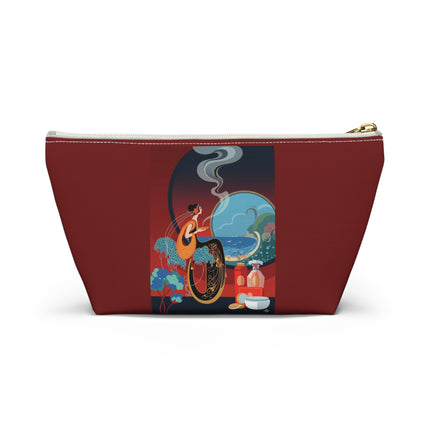 Golden Day Serenade Cosmetic Bag – Elegant Harmony & Sunlit Grace