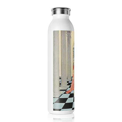 Cadmus Beheld a Female Figure by Virginia Frances Sterrett Slim Water Bottle