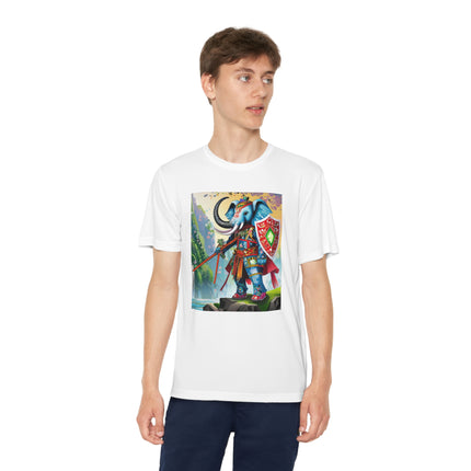 Cyberpunk Elephant Youth Competitor Tee