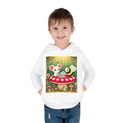 Tea Time Friends Toddler Pullover Fleece Hoodie